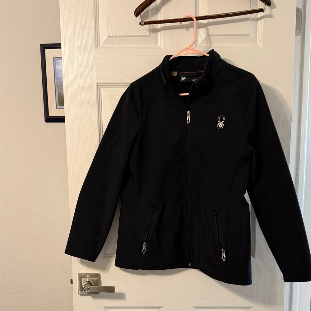 Spyder womens Black Full-Zip Jacket
